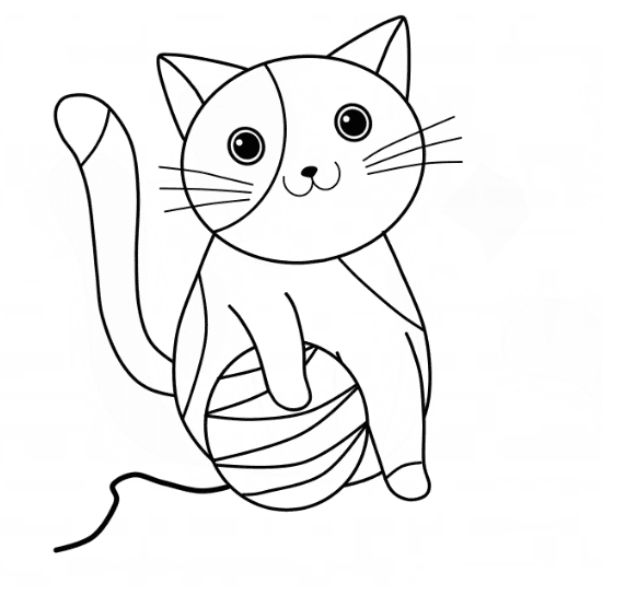 dibujos de dibujos de gato paso 11