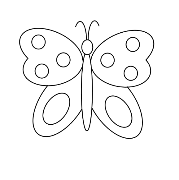 Dibujos de Mariposa - Cómo dibujar Mariposa paso a paso