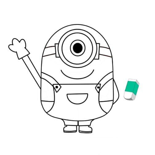 Dibujos de Minion - Cómo dibujar Minion paso a paso