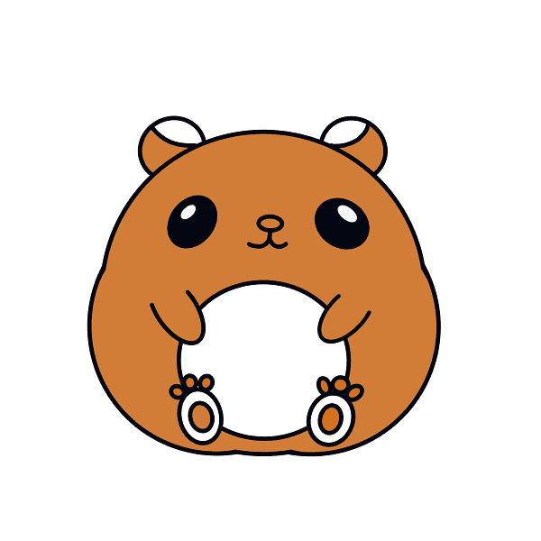 dibujos de dibujos de raton hamster paso 8