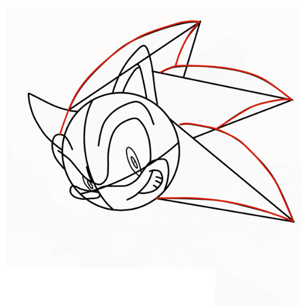 Dibujos de Sonic - Cómo dibujar Sonic paso a paso