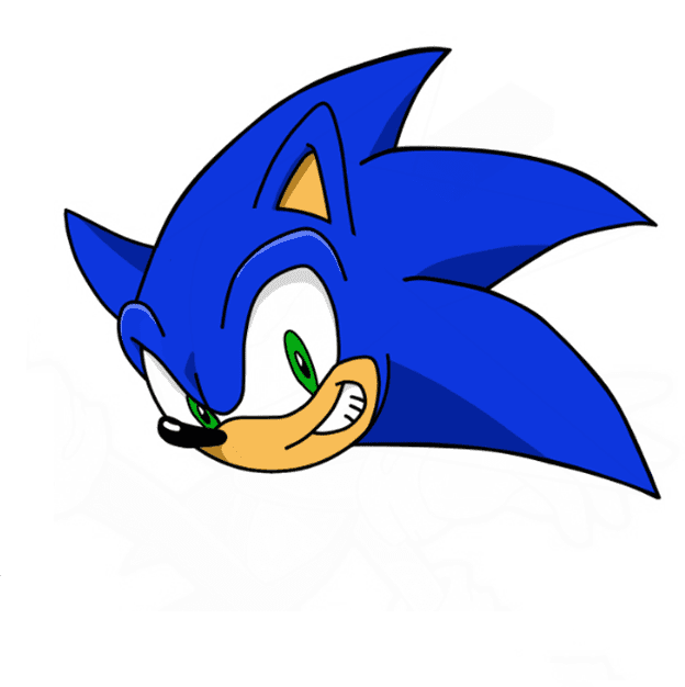 dibujos de dibujos de sonic paso 15