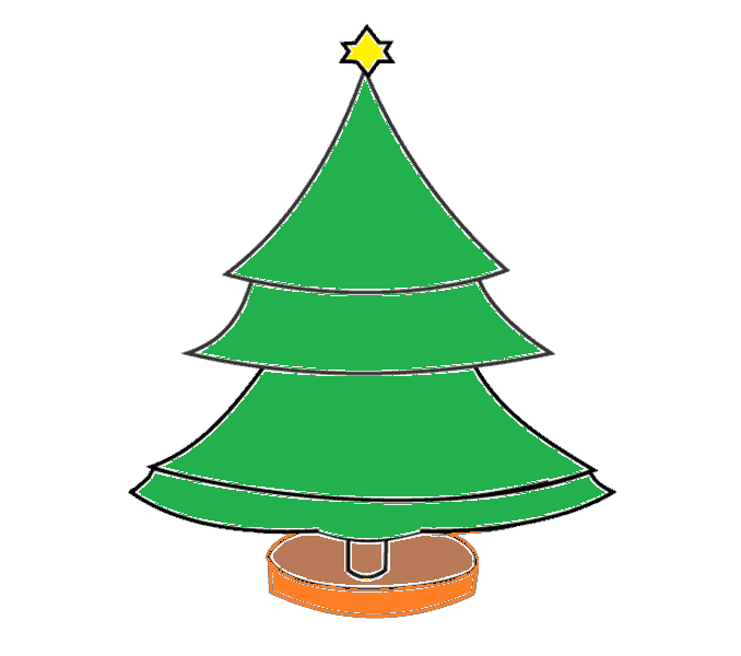 dibujos de Árbol Navidad