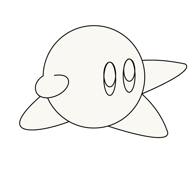 Dibujos de Kirby - Cómo dibujar Kirby paso a paso