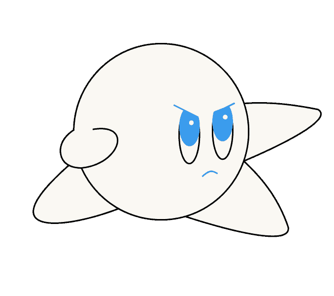 Dibujos de Kirby - Cómo dibujar Kirby paso a paso