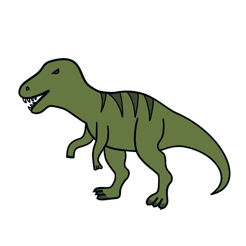 dibujos de dibujos de dinosaurio paso 13