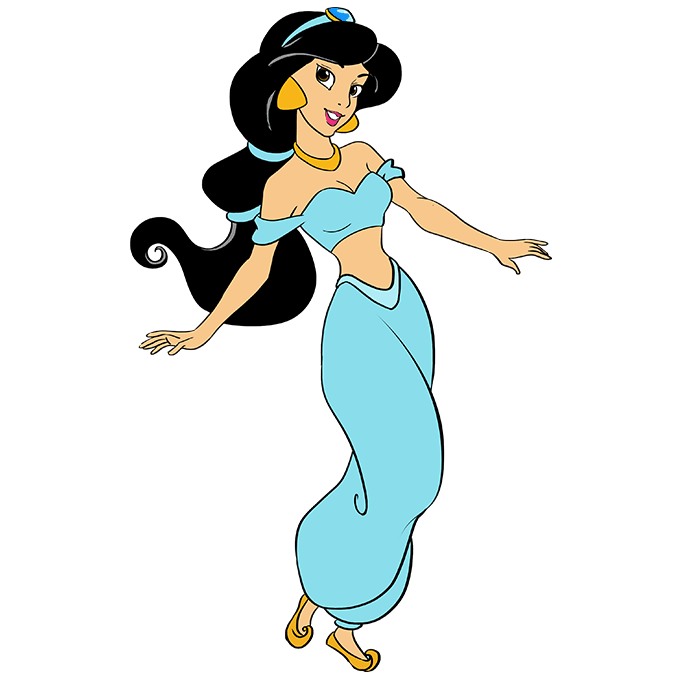 dibujos de Princesa Jasmine