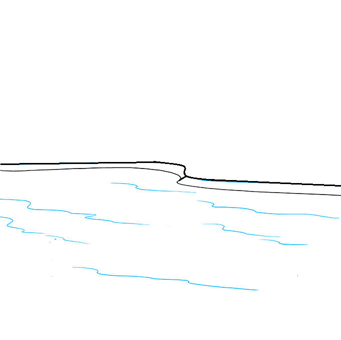 Dibujos de Lago - Cómo dibujar Lago paso a paso