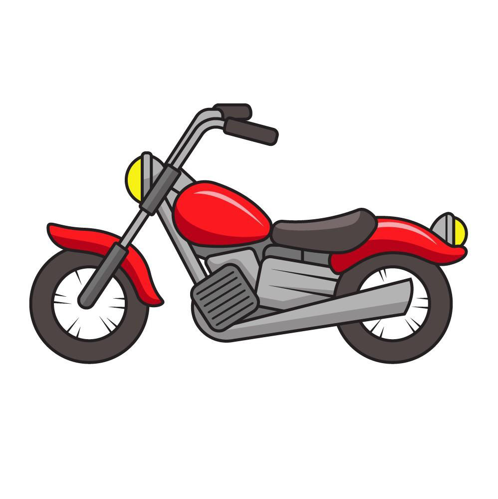 dibujos de dibujos de motocicletapaso  10