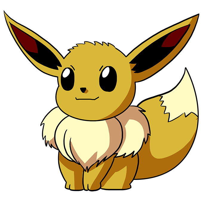 dibujos de dibujos de Pokemon eevee paso 9