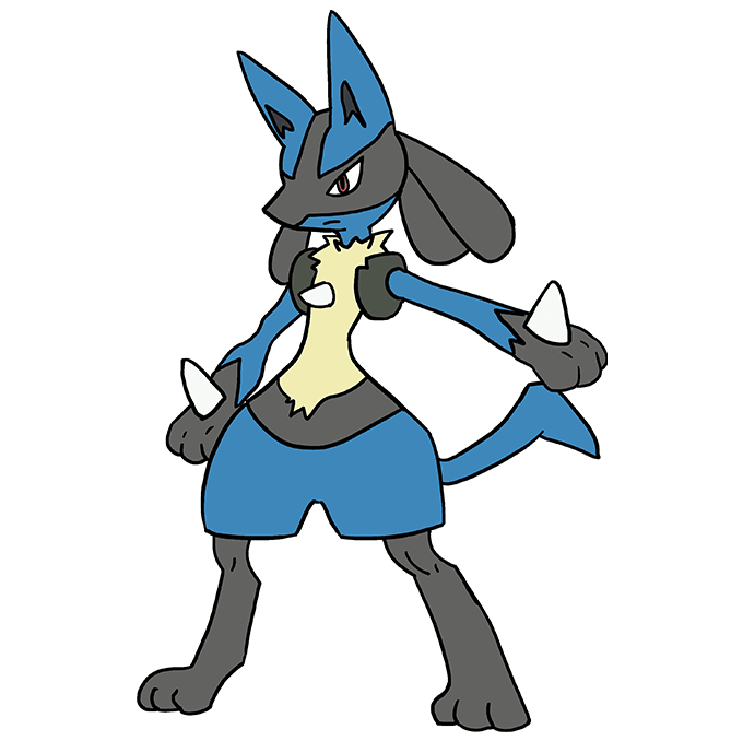 dibujos de Pokemon Lucario