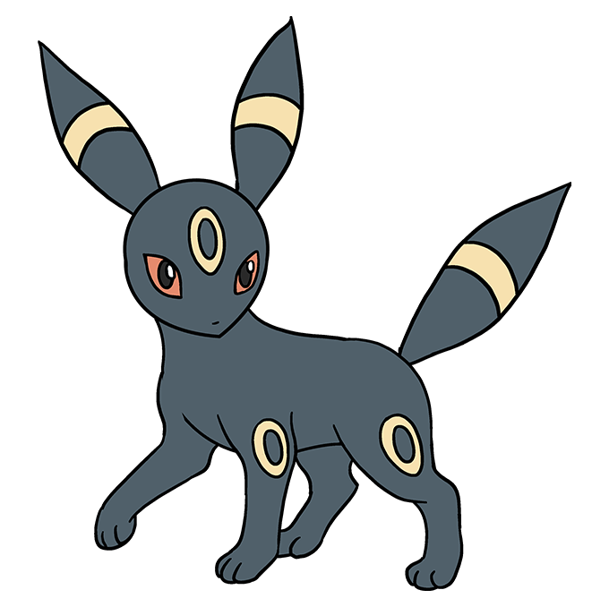 dibujos de Pokemon Umbreon