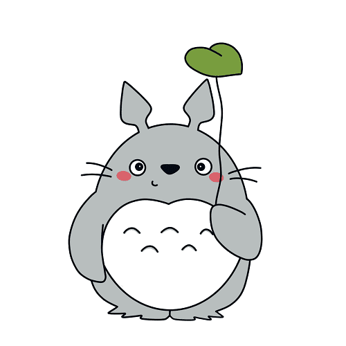 idioma dólar estadounidense aceptable Dibujos de Totoro - Cómo dibujar Totoro paso a paso