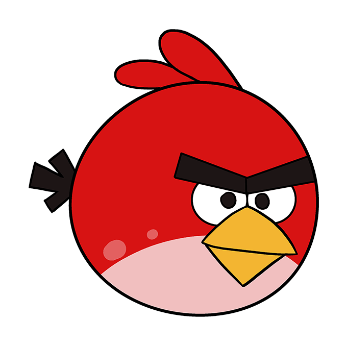 dibujos de dibujos-de-Angry-Bird-paso-8