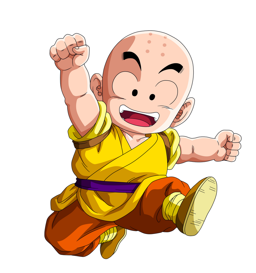 Dibujos de Krillin - Cómo dibujar Krillin paso a paso