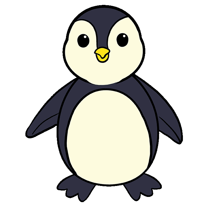 Dibujos de Pinguino - Cómo dibujar Pinguino paso a paso