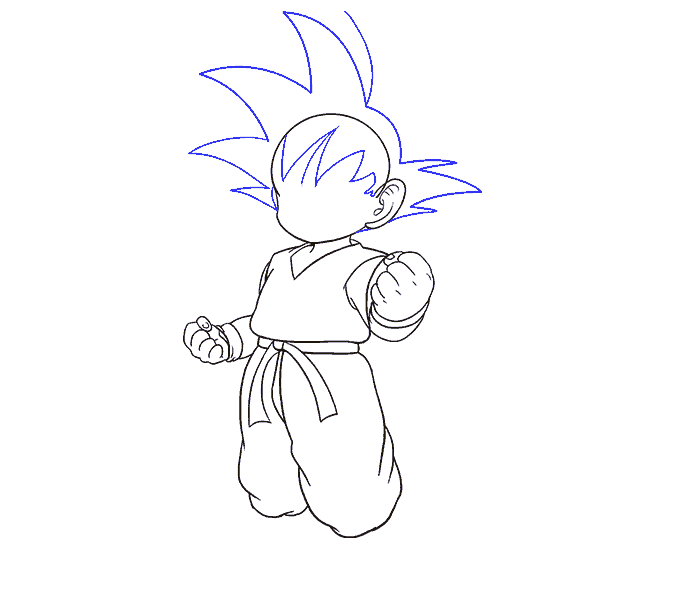 Dibujos de Son Goku - Cómo dibujar Son Goku paso a paso
