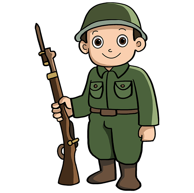 dibujos de Tío Militar