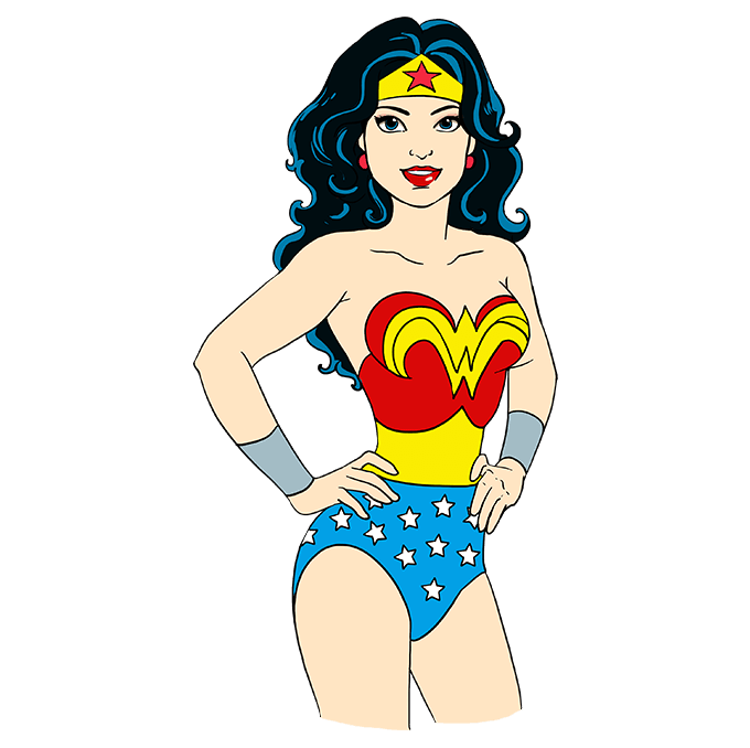 dibujos de dibujos-de-Wonder-Woman-paso-9