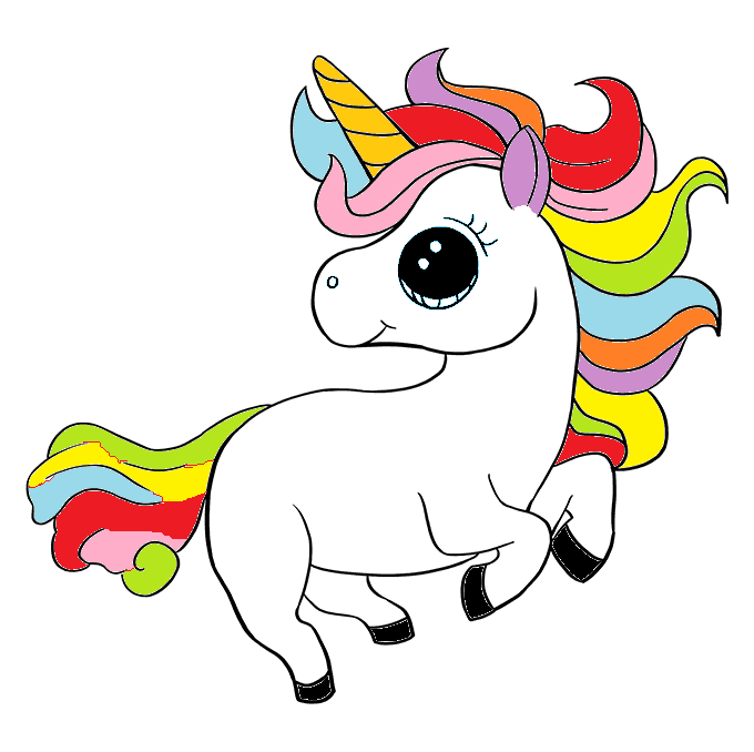 dibujos de dibujos-de-unicornio-paso-10