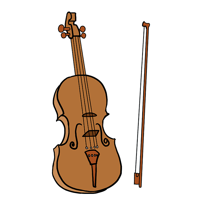 dibujos de Violín