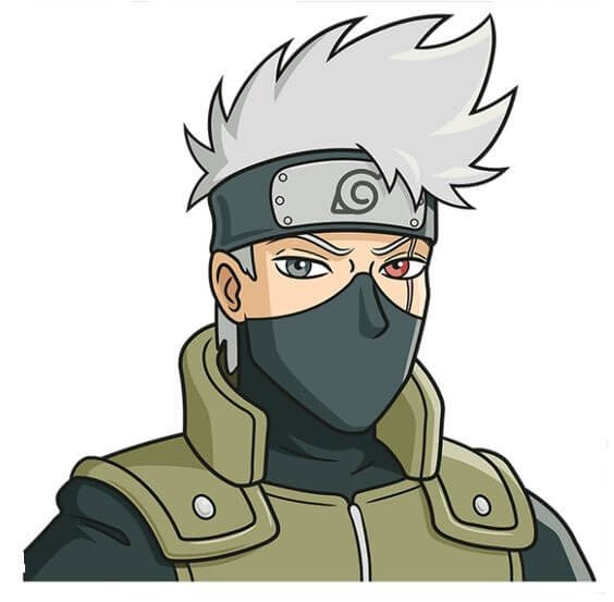 dibujos de dibujos-de-Kakashi-Hatake-paso-8