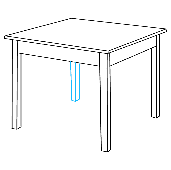 COMO DIBUJAR UNA MESA ✓ 