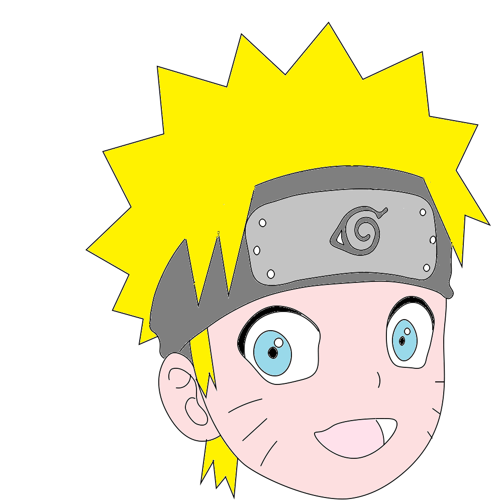 dibujos de dibujos-de-Naruto-paso-7