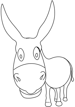 dibujos de dibujos-de-burro-paso-9-1