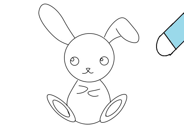 dibujos de dibujos-de-conejo-paso-7-1