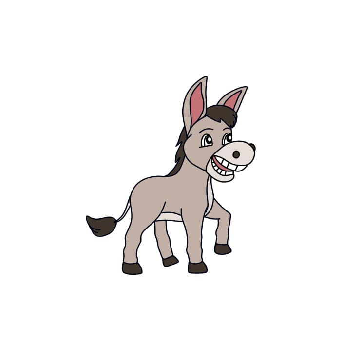 dibujos de dibujar-burro-paso12