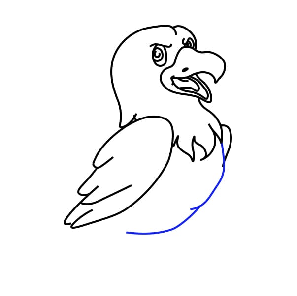 Dibujos de Águila - Cómo dibujar Águila paso a paso