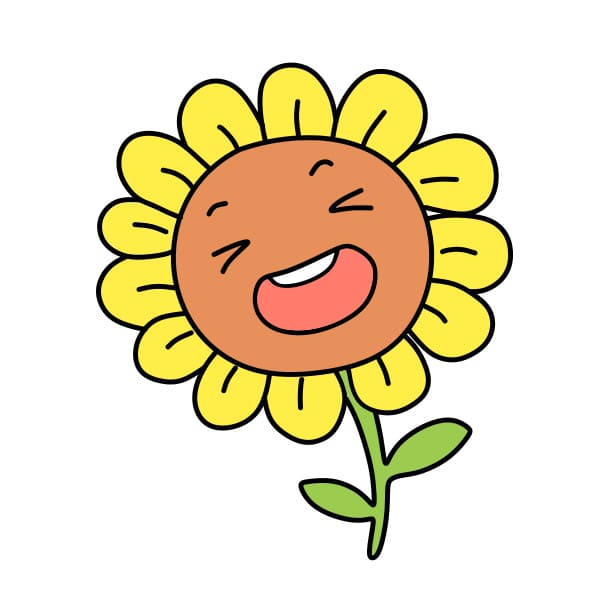 dibujos de dibujo-girasol-paso6-2