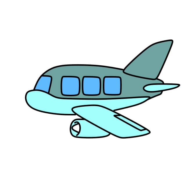 dibujos de dibujar-un-avion-paso7-3
