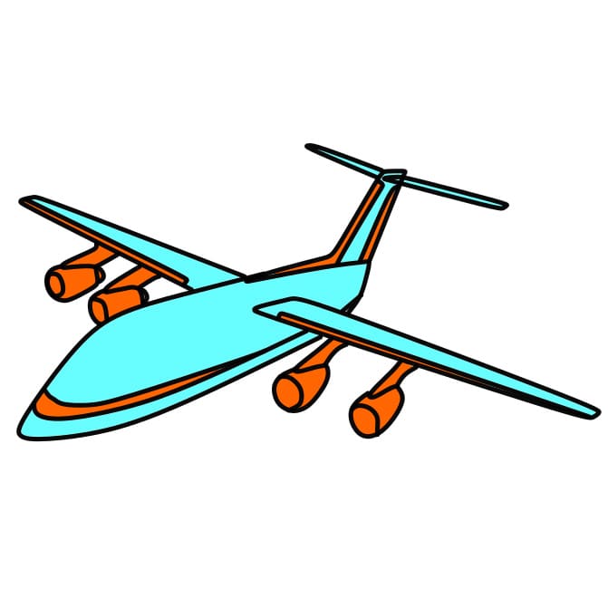 dibujos de dibujar-un-avion-paso8-4