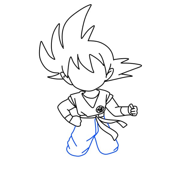 Dibujos de Son Goku - Cómo dibujar Son Goku paso a paso