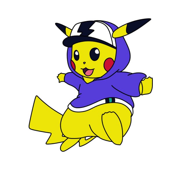 dibujos de dibujo-pikachu-paso12