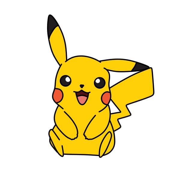 dibujos de dibujo-pikachu-paso8-2