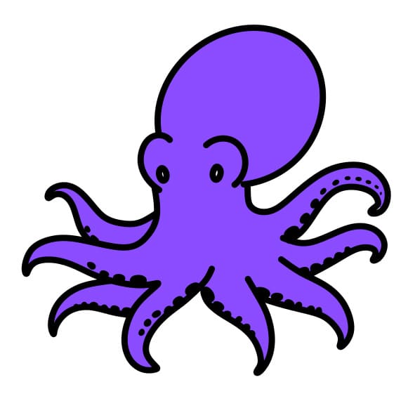 dibujos de dibujo-pulpo-paso7-1