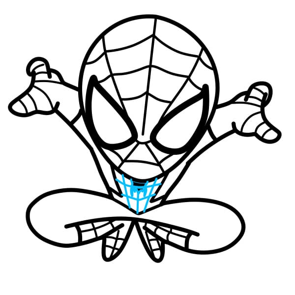 Dibujos de Spiderman - Cómo dibujar Spiderman paso a paso