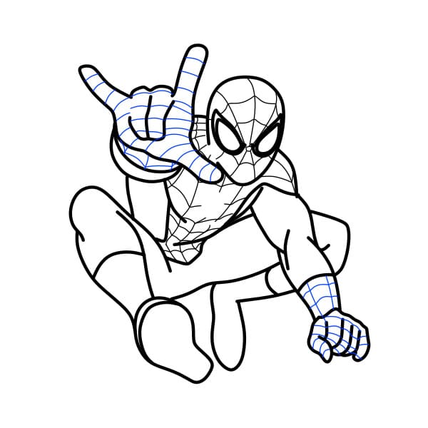 Dibujos de Spiderman - Cómo dibujar Spiderman paso a paso