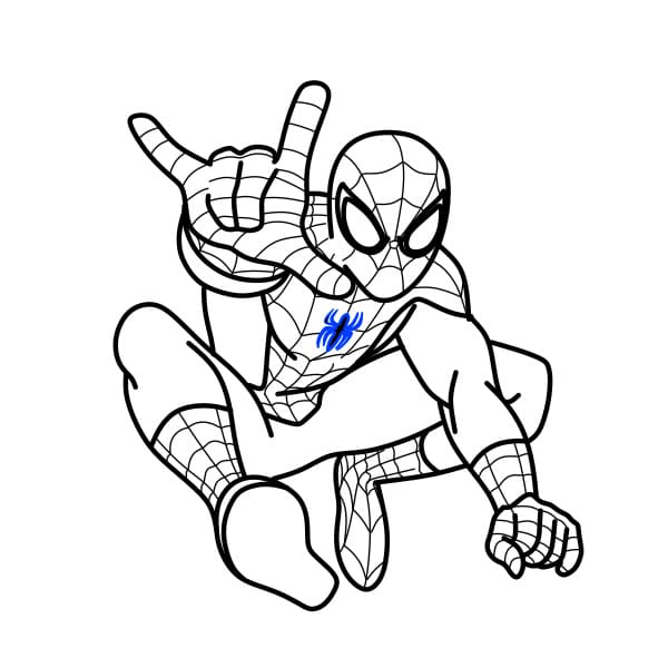 Dibujos de Spiderman - Cómo dibujar Spiderman paso a paso