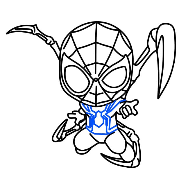 Dibujos de Spiderman - Cómo dibujar Spiderman paso a paso