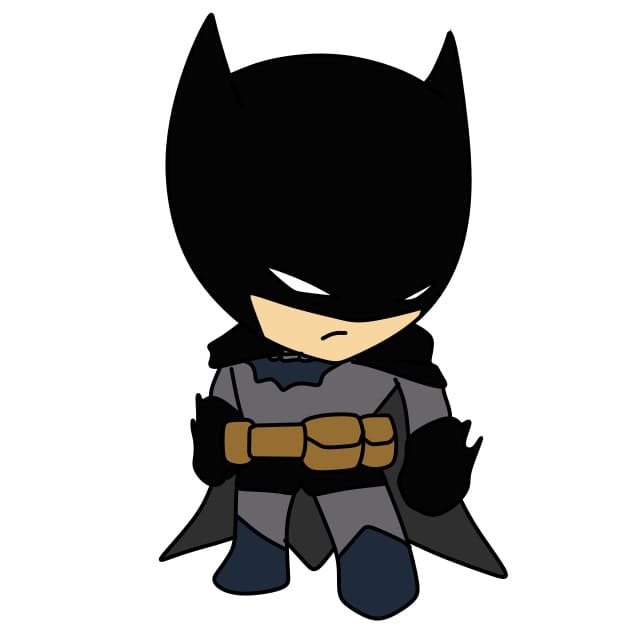 Dibujos de Batman - Cómo dibujar un Batman paso a paso