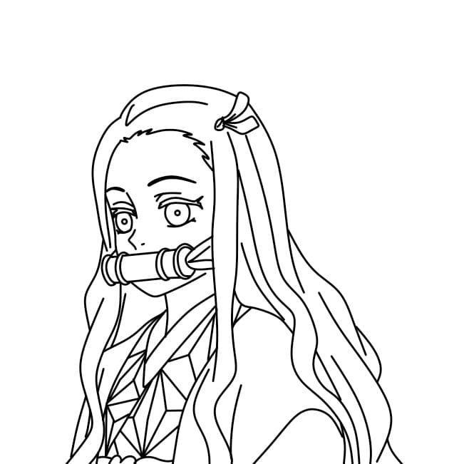 Nezuko  Dibujos sencillos, Dibujos bonitos, Dibujos