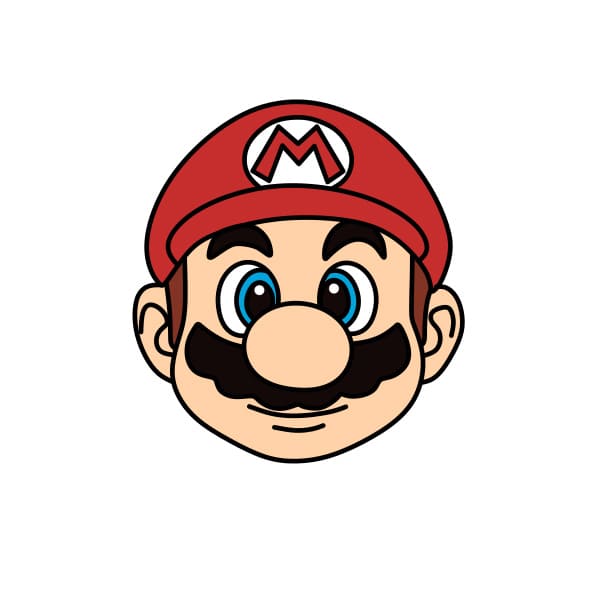  Dibujos de Mario - Cómo dibujar Mario paso a paso