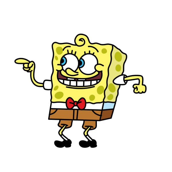 dibujos de Dibujo-de-Bob-Esponja-esponja-paso11-3