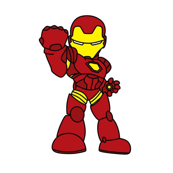 dibujos de dibujo-Iron-Man-paso18-1