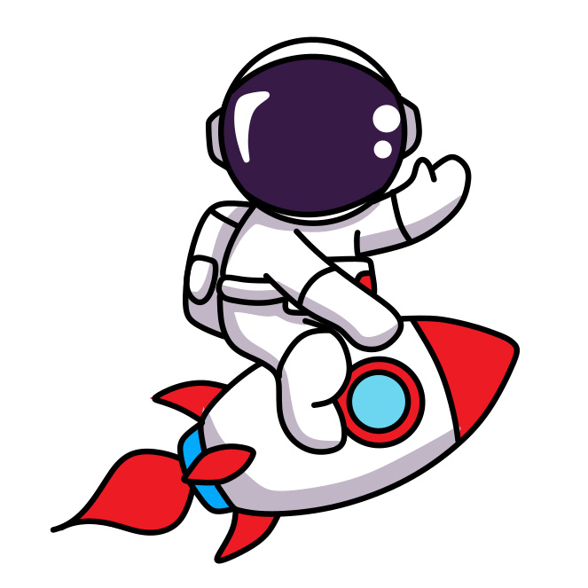 Dibujos de Astronauta - Cómo dibujar un Astronauta paso a paso