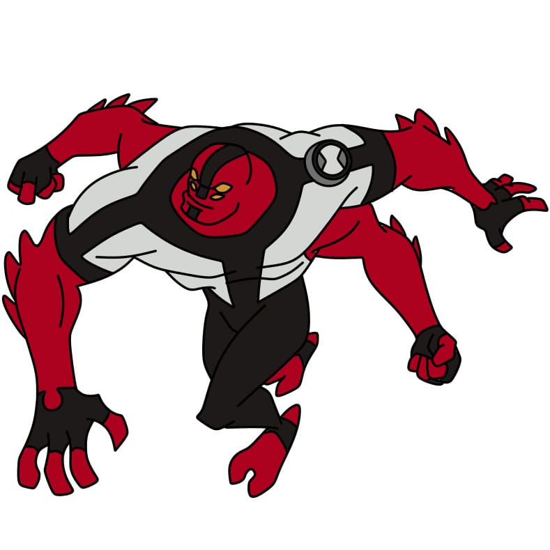 dibujos de FOUR ARMS – Ben 10